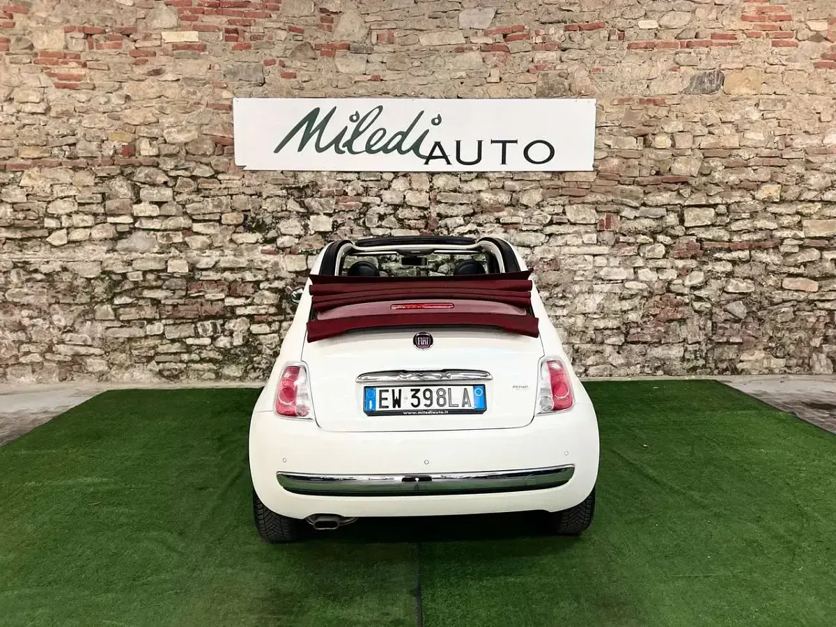 Usata Fiat 500 Lounge 69 CV (50 kW) 2014 Bianco Cabrio