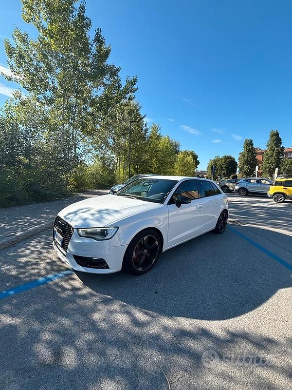 Usata Audi A3 180 CV (132 kW) 2015 Bianco Berlina