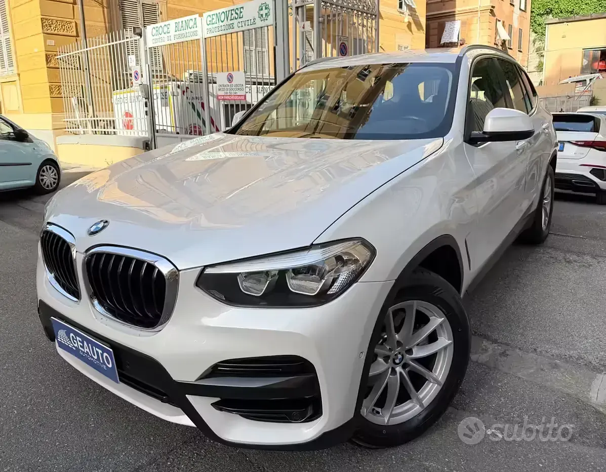 Usata BMW X3 Advantage 150 CV (110 kW) 2018 Bianco SUV