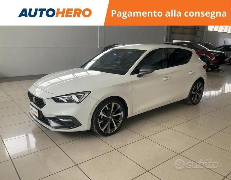 Bianco Usata 2022 Seat Leon FR Tre volumi | 23.299 € (Buon prezzo) - Immagine 1/2