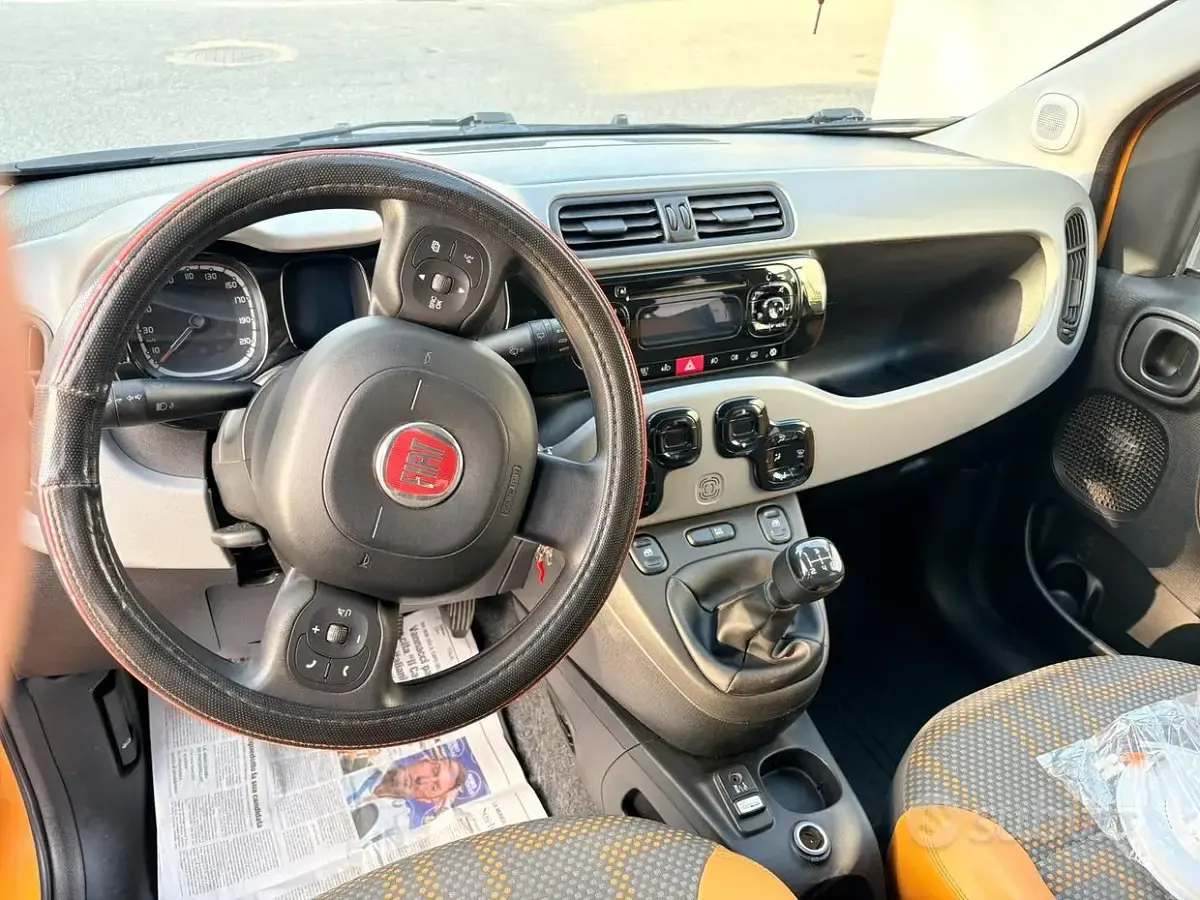 Usata Fiat Panda 4x4 80 CV (58 kW) 2014 Arancione Utilitaria