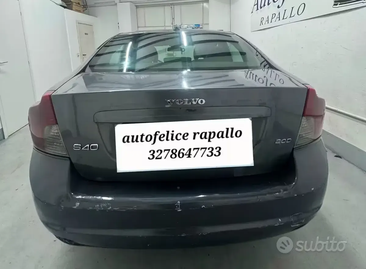 Usata Volvo S40 Kinetic 136 CV (100 kW) 2007 Grigio Berlina
