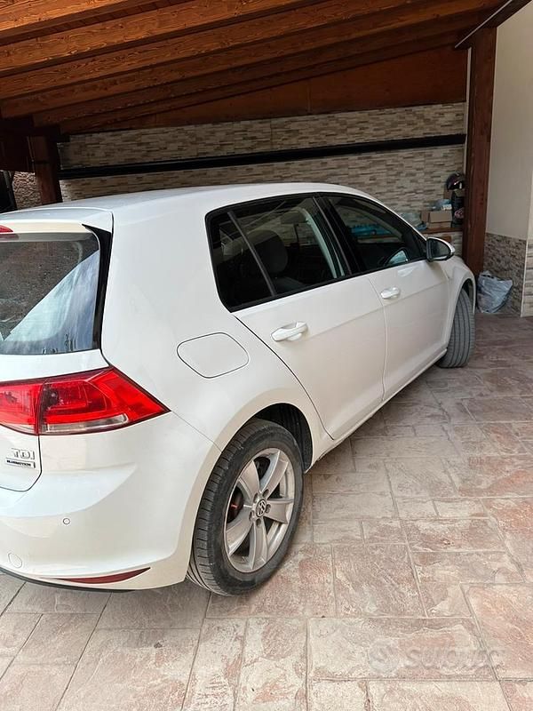 Usata VW Golf VII 90 CV (66 kW) 2014 Bianco Berlina
