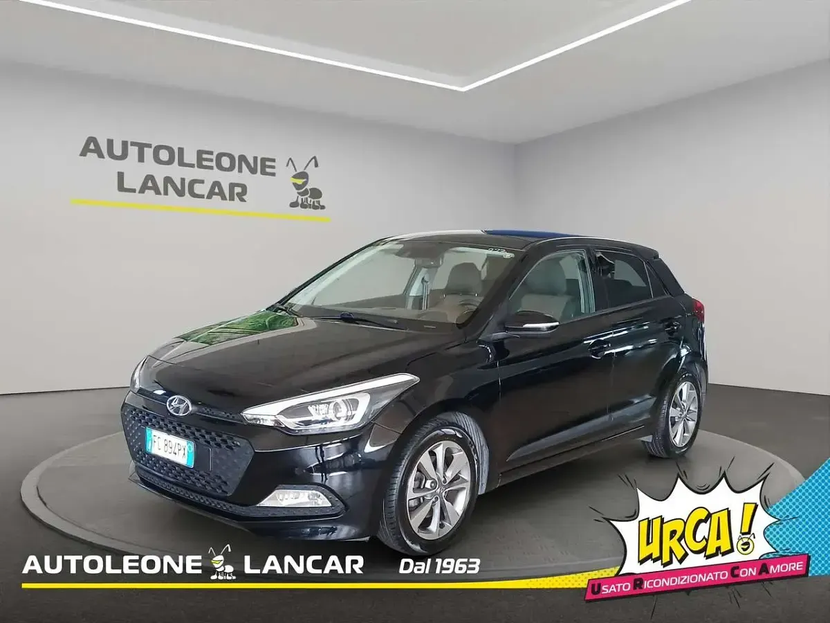 Usata Hyundai i20 90 CV (66 kW) 2016 Nero Berlina