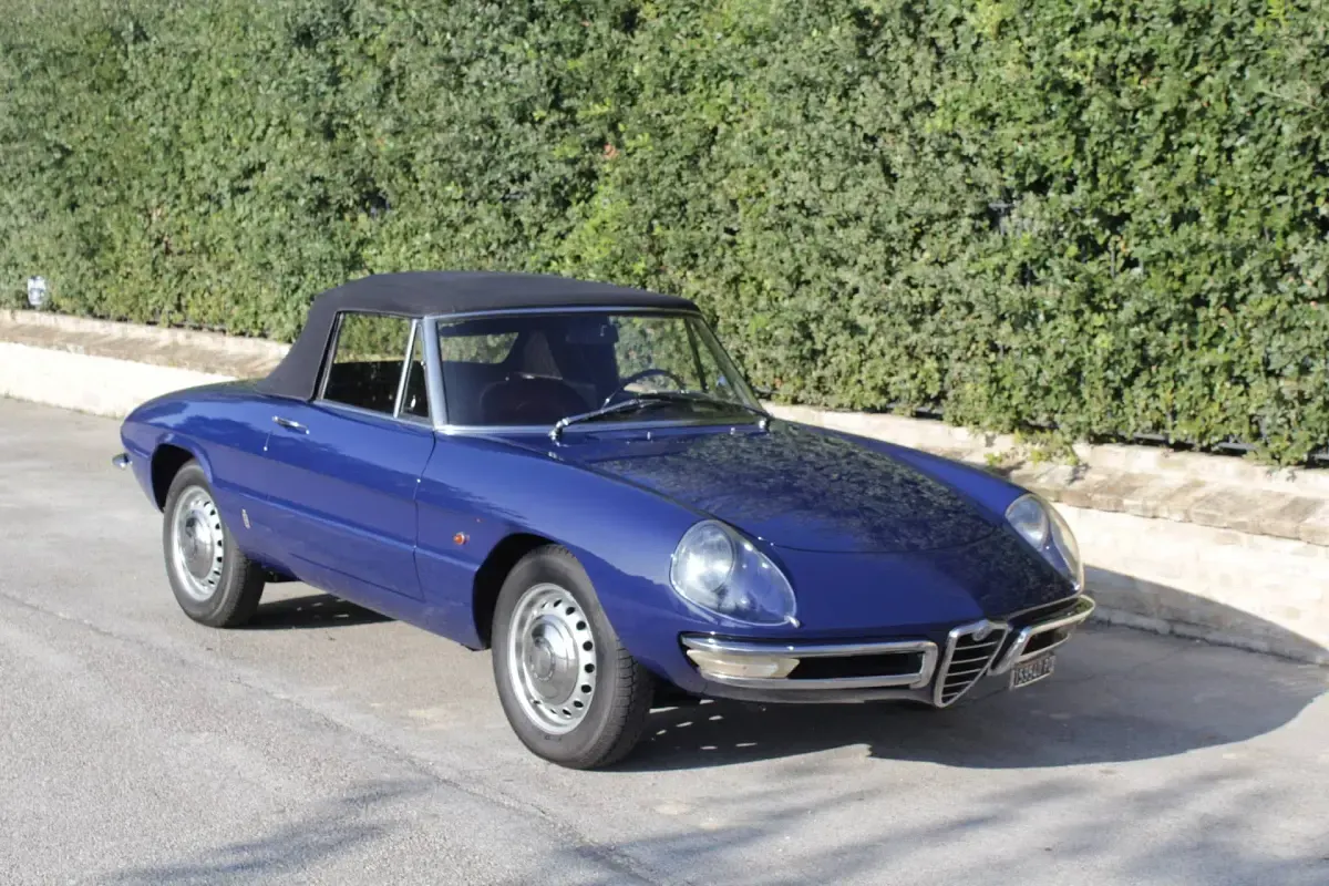 Usata Alfa Romeo Spider 109 CV (80 kW) 1966 Blu Cabrio