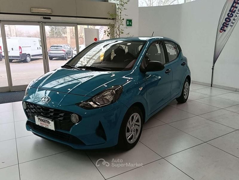Usata Hyundai i10 67 CV (49 kW) 2021 Azzuro Utilitaria