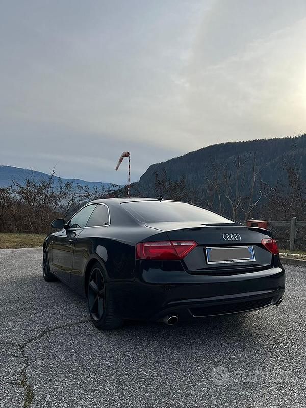 Usata Audi A5 S-Line 190 CV (139 kW) 2009 Nero Coupé