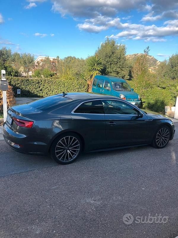 Usata Audi A5 S-Line 190 CV (139 kW) 2019 Grigio Coupé