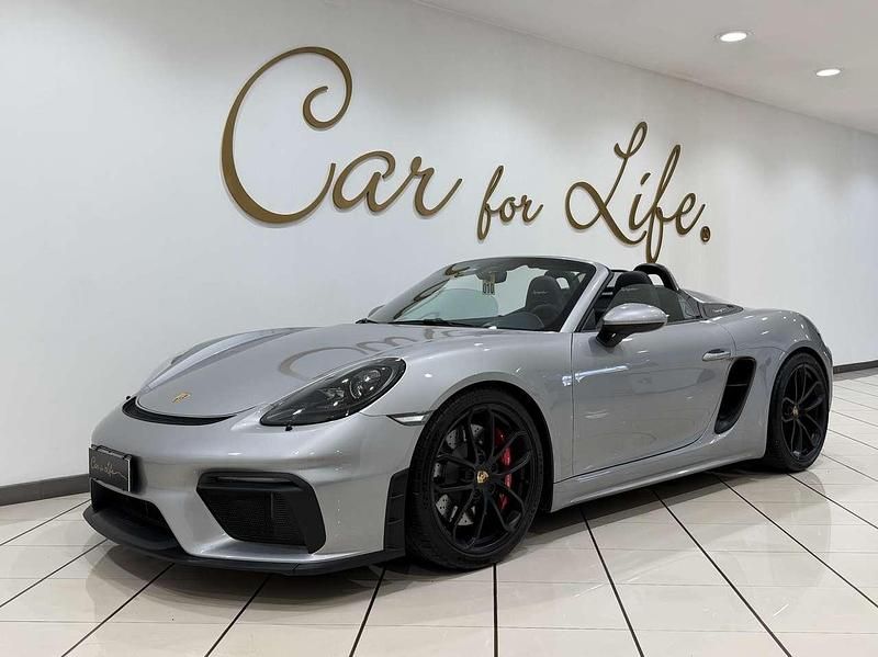 Usata Porsche 718 Spyder 420 CV (308 kW) 2023 Argento Cabrio