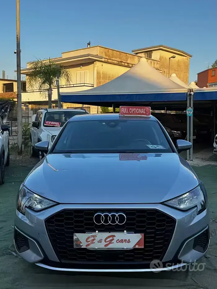 Usata Audi A3 Advanced 116 CV (85 kW) 2022 Grigio Berlina