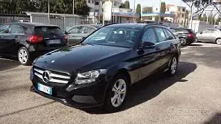 Usata Mercedes C220 Exclusive 170 CV (125 kW) 2016 Nero Station wagon