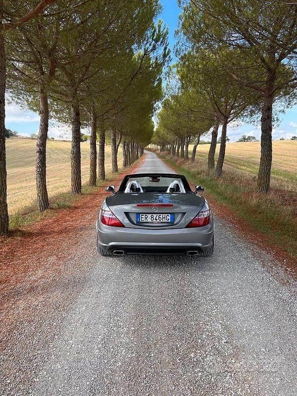 Usata Mercedes SLK200 184 CV (135 kW) 2013 Grigio Cabrio