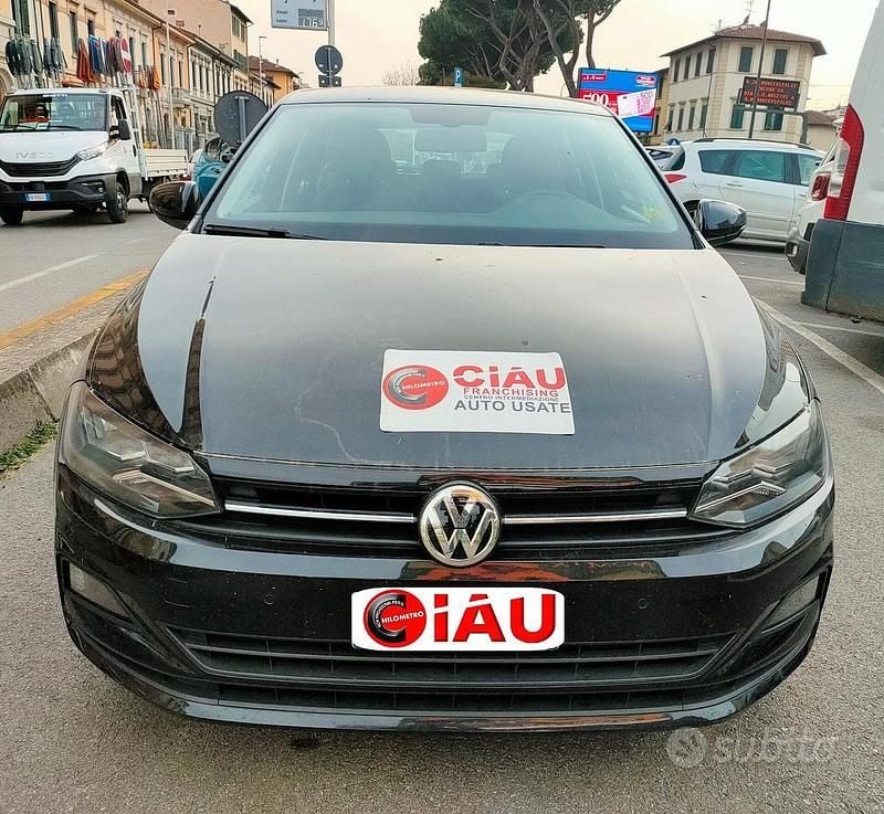 Usata VW Polo Comfortline 90 CV (66 kW) 2018 Nero Utilitaria
