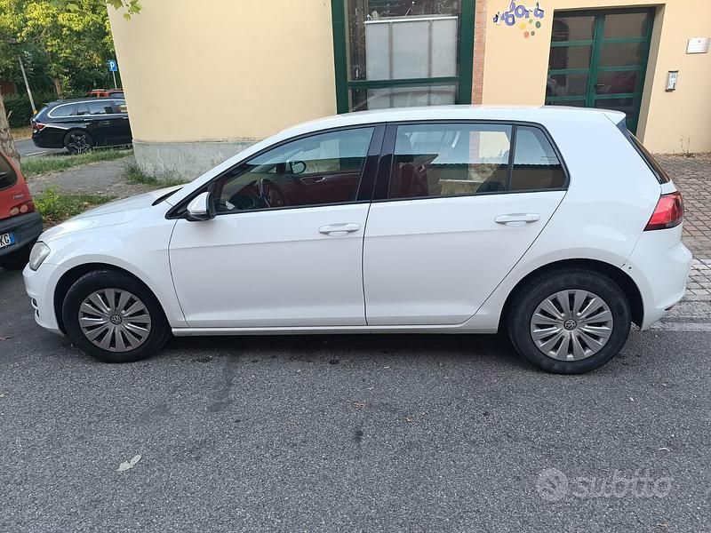 Usata VW Golf VII 90 CV (66 kW) 2013 Bianco Berlina