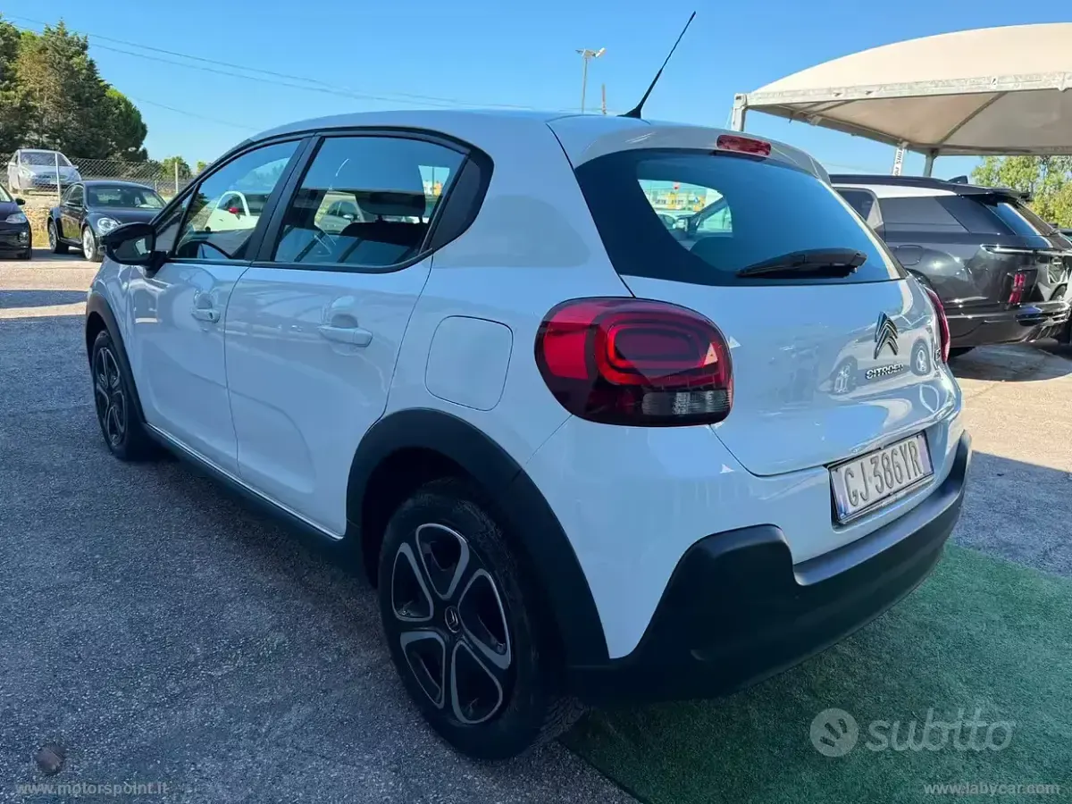 Usata Citroën C3 Feel 102 CV (75 kW) 2022 Bianco Utilitaria
