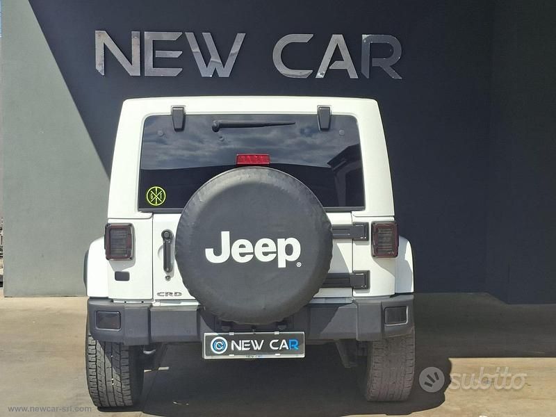 Usata Jeep Wrangler Unlimited Sahara 2012 Bianco SUV