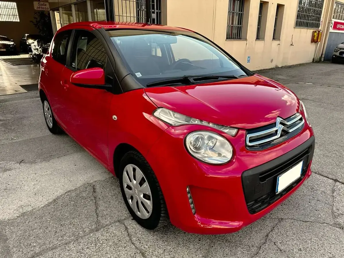 Usata Citroën C1 Feel 72 CV (52 kW) 2018 Rosso Utilitaria