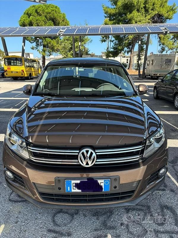 Usata VW Tiguan Trendline 110 CV (80 kW) 2012 Marrone SUV