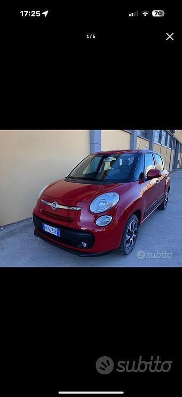 Rosso Usata 2017 Fiat 500L Monovolume | 12.000 € (Cara) - Immagine 1/4