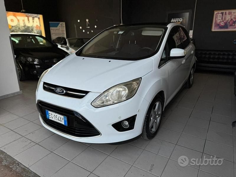 Usata Ford C-MAX Titanium 116 CV (85 kW) 2011 Bianco Monovolume