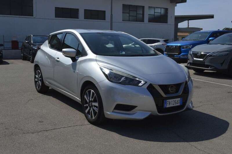 Grigio metallizzato Usata 2018 Nissan Micra Acenta Due volumi | 9000 € (Buon prezzo) - Immagine 1/4