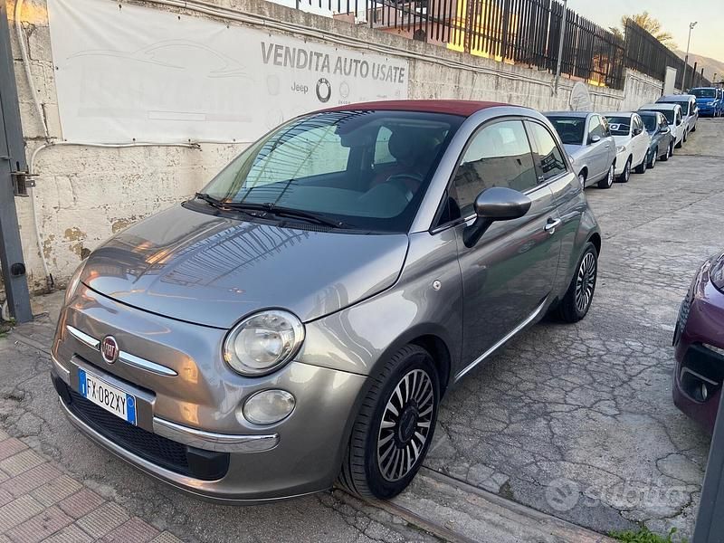 Usata Fiat 500 Lounge 95 CV (69 kW) 2013 Grigio Cabrio