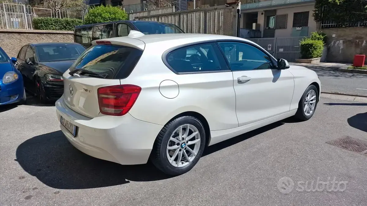 Usata BMW 116 Efficient Dynamics 116 CV (85 kW) 2013 Bianco Utilitaria