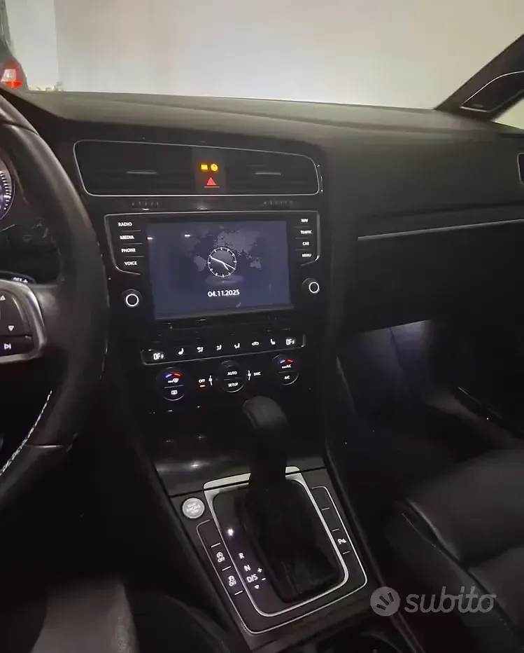 Usata VW Golf VII GTD 184 CV (135 kW) 2017 Bianco Berlina