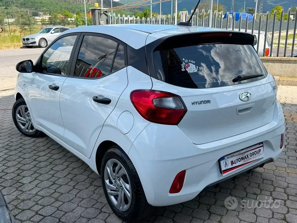 Usata Hyundai i10 Prime 67 CV (49 kW) 2021 Bianco Utilitaria
