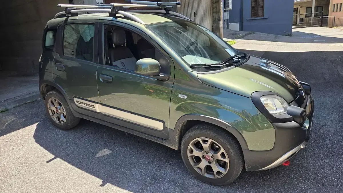 Usata Fiat Panda Cross Cross 80 CV (58 kW) 2015 Verde Utilitaria