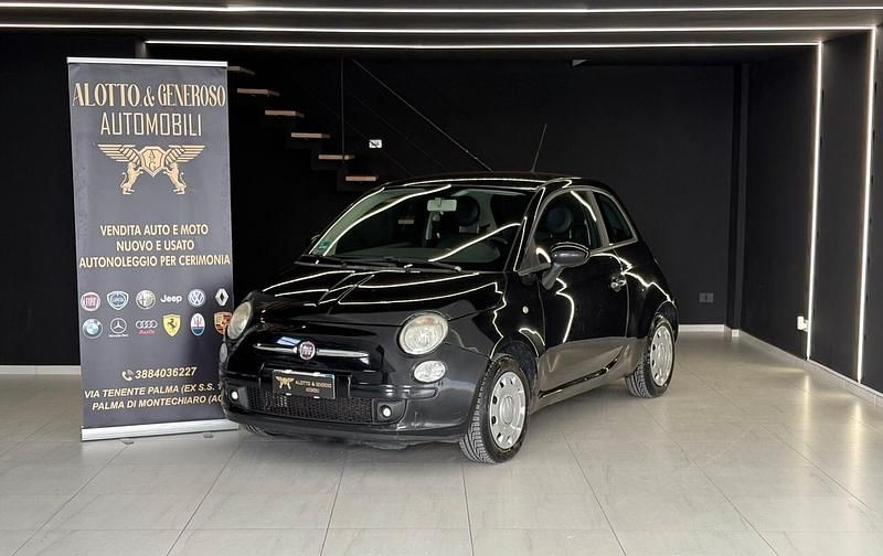 Usata Fiat 500 Lounge 75 CV (55 kW) 2009 Nero Cabrio