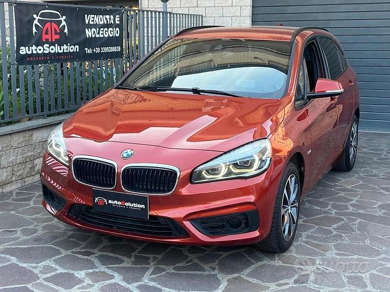 Usata BMW 216 Active Tourer Sport Line 116 CV (85 kW) 2018 Arancione Monovolume