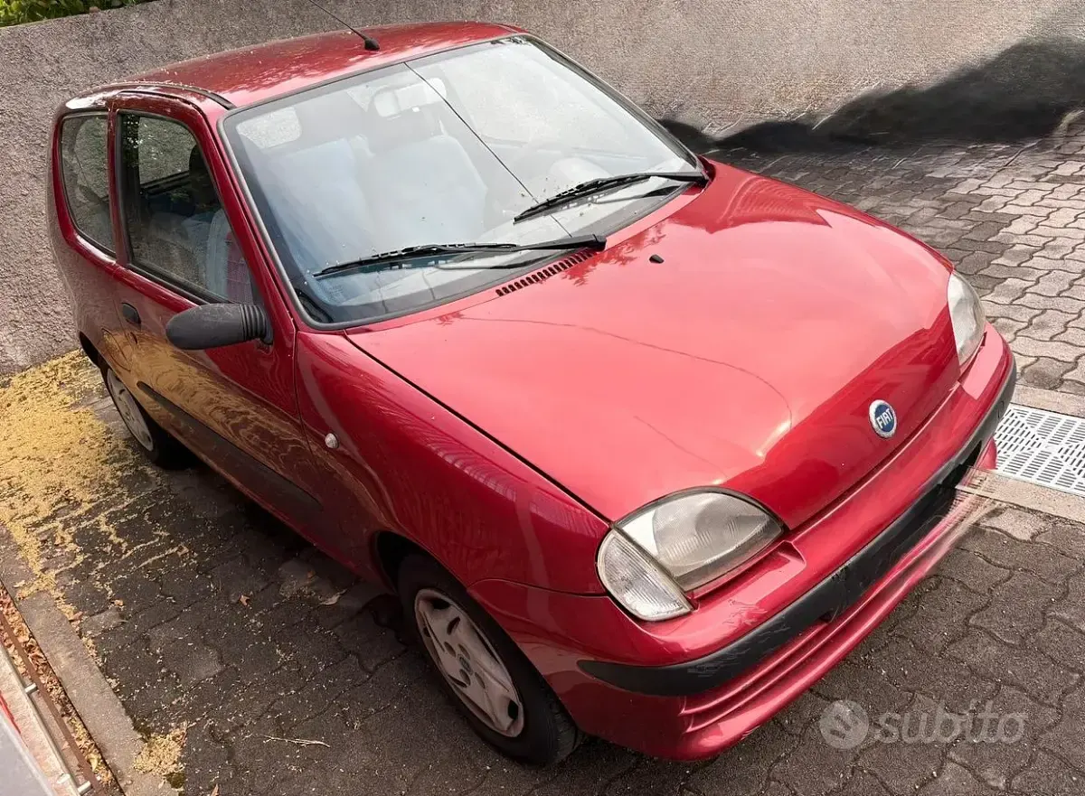Usata Fiat Seicento 54 CV (39 kW) 2002 Rosso Utilitaria