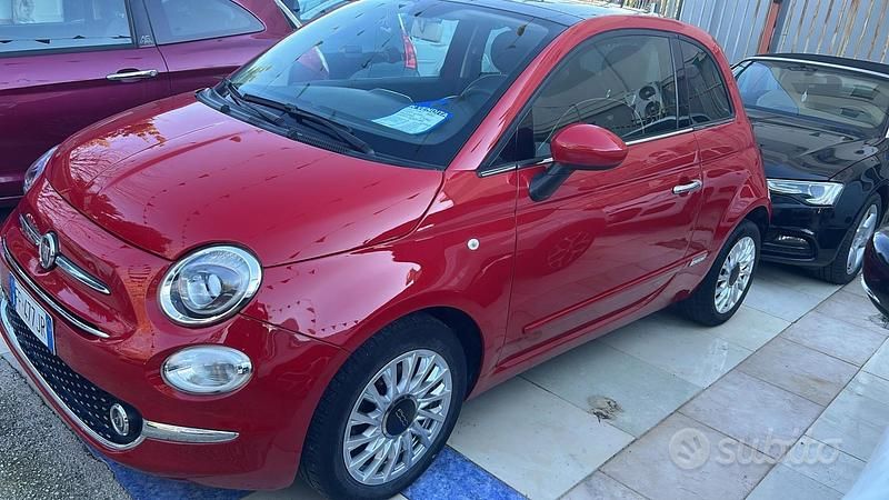 Usata Fiat 500 Lounge 69 CV (50 kW) 2016 Rosso Utilitaria