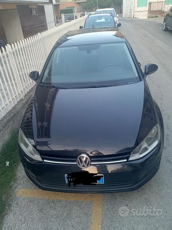 Usata VW Golf VII 110 CV (80 kW) 2015 Nero Berlina