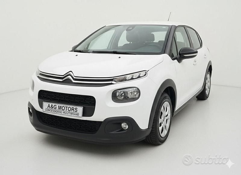Usata Citroën C3 Feel 83 CV (61 kW) 2019 Bianco Utilitaria