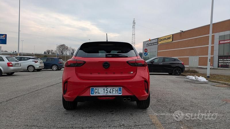 Usata Opel Corsa 2022 Rosso Utilitaria