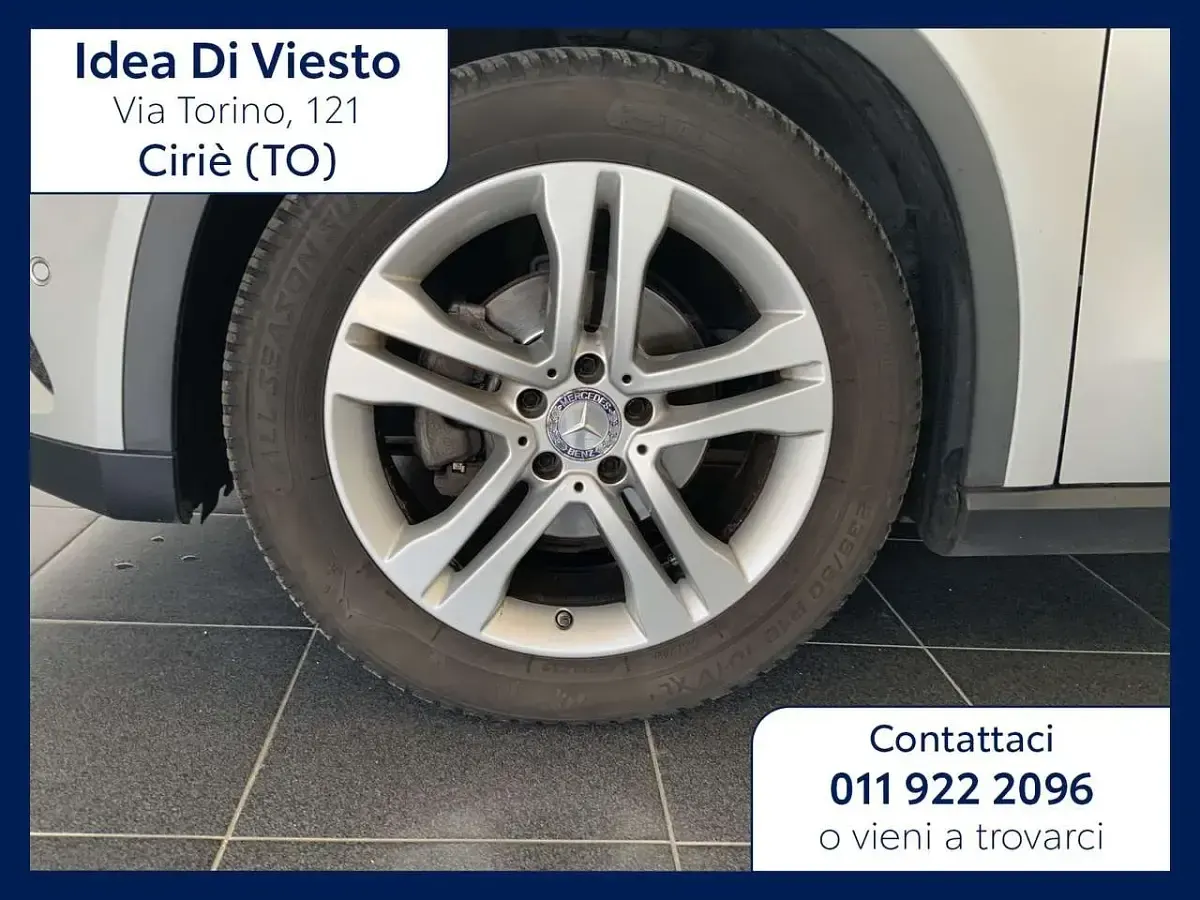 Usata Mercedes GLA200 136 CV (100 kW) 2015 Argento met SUV