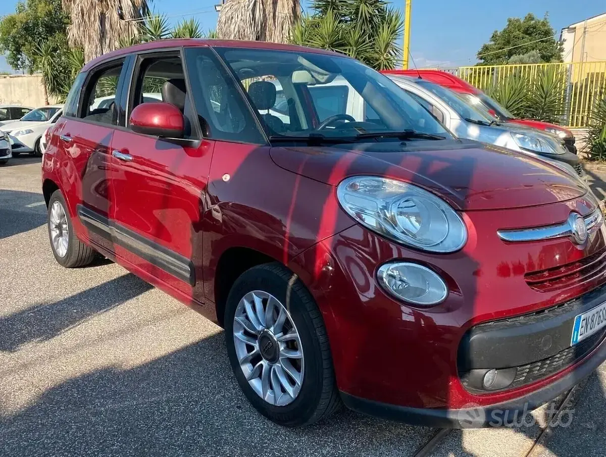 Usata Fiat 500L 85 CV (62 kW) 2012 Rosso Monovolume