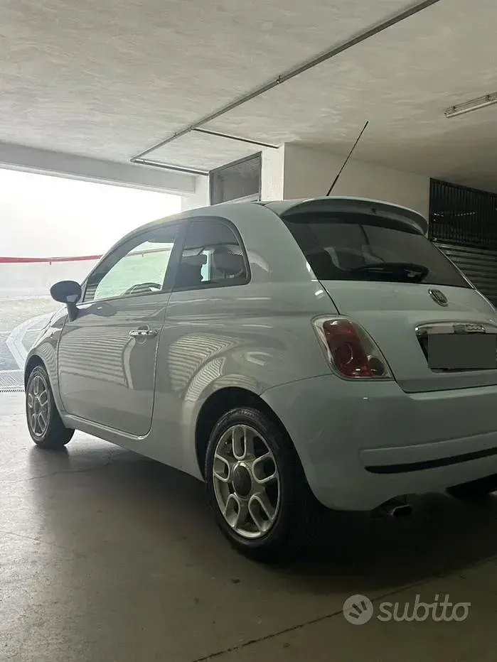 Usata Fiat 500 69 CV (50 kW) 2009 Bluazzurro Cabrio