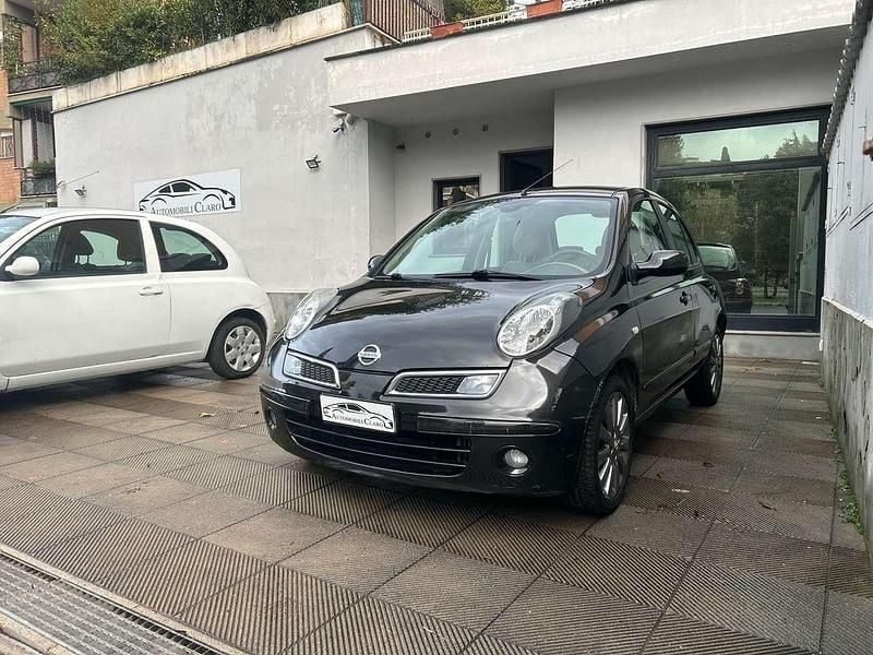Nero Usata 2008 Nissan Micra Acenta Tre volumi | 3200 € (Buon prezzo) - Immagine 1/4