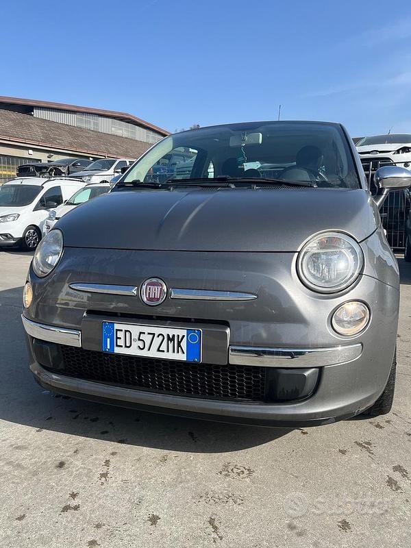 Usata Fiat 500 Lounge 85 CV (62 kW) 2011 Grigio Berlina