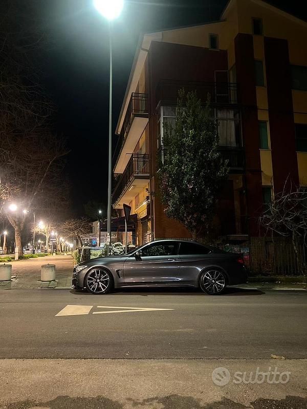 Usata BMW 420 Coupé M Sport 184 CV (135 kW) 2014 Grigio Coupé