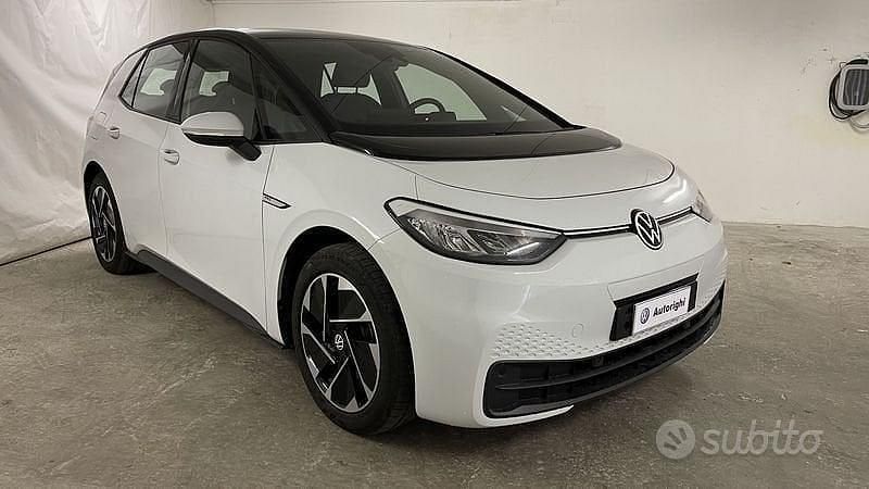 Usata VW ID.3 Pro Performance 150 kW (204 CV) 2021 Bianco Utilitaria