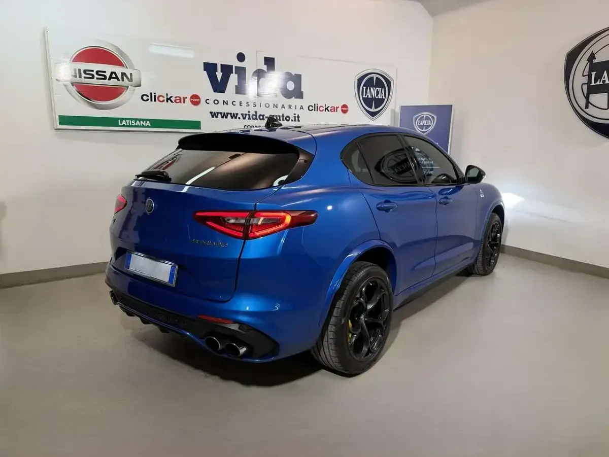 Usata Alfa Romeo Stelvio Quadrifoglio Verde 510 CV (375 kW) 2019 Bluazzurro SUV