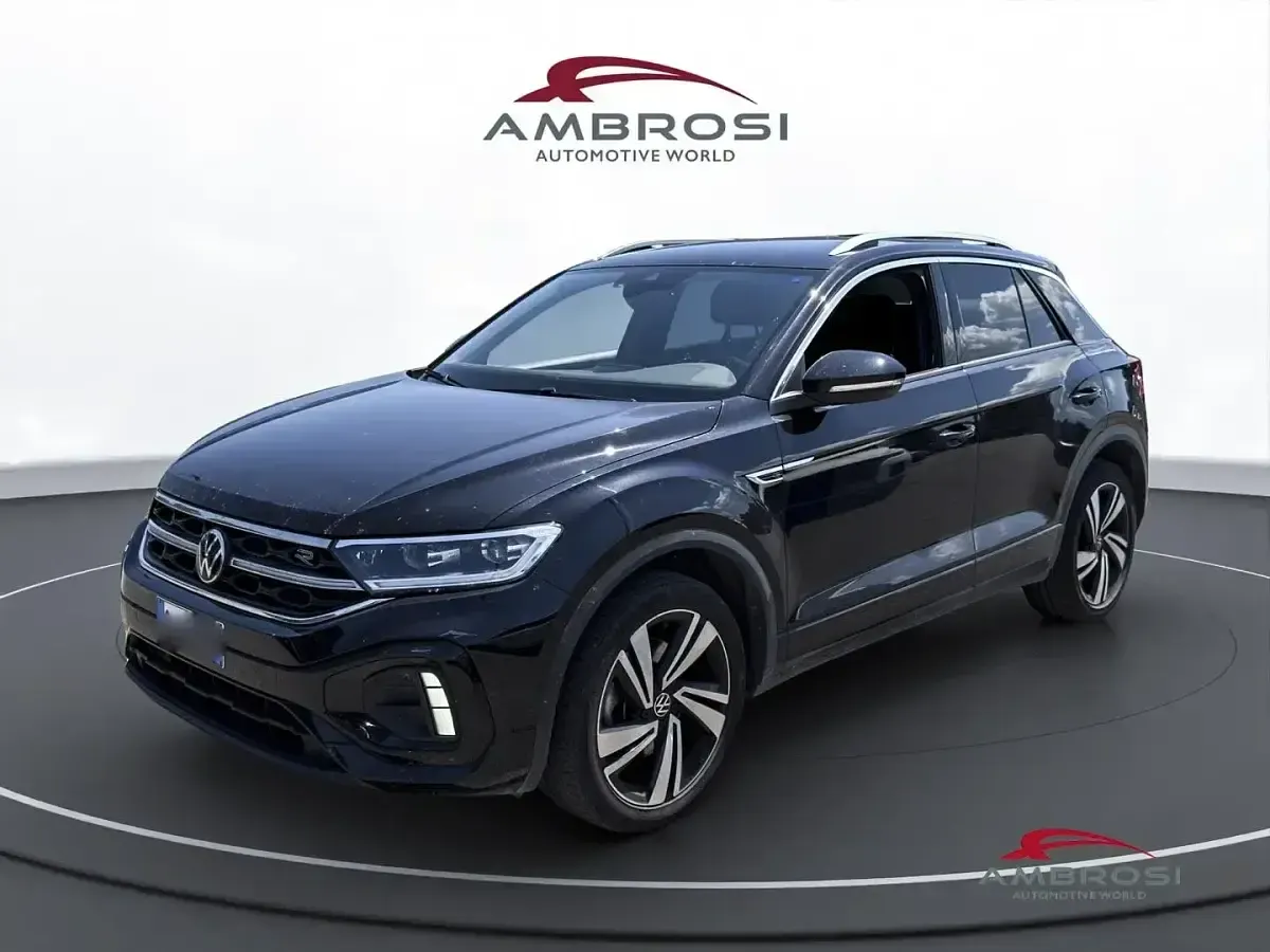 Usata VW T-Roc R-line 150 CV (110 kW) 2022 Nero SUV