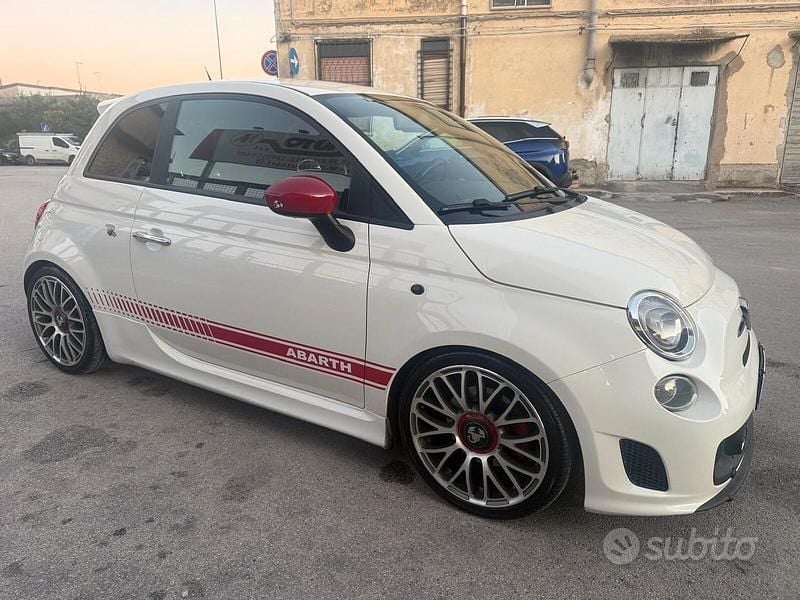 Usata Abarth 500 135 CV (99 kW) 2010 Bianco Berlina