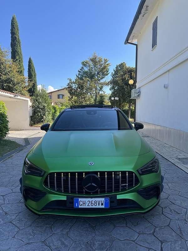 Usata Mercedes CLA35 AMG AMG 306 CV (225 kW) 2022 Bianco Coupé