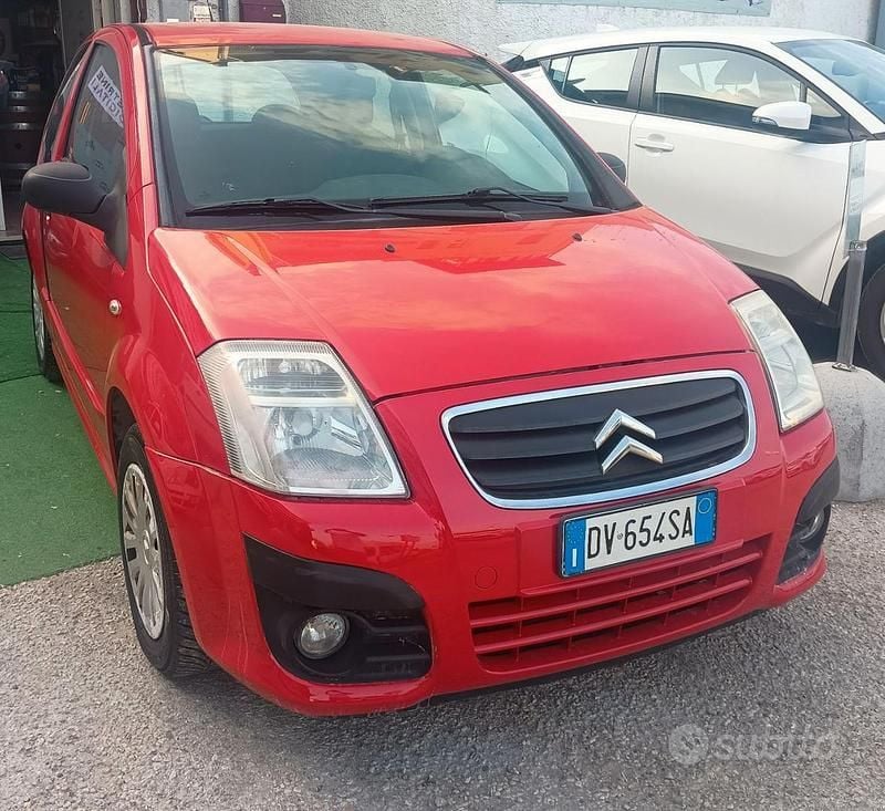 Usata Citroën C2 60 CV (44 kW) 2008 Rosso Utilitaria