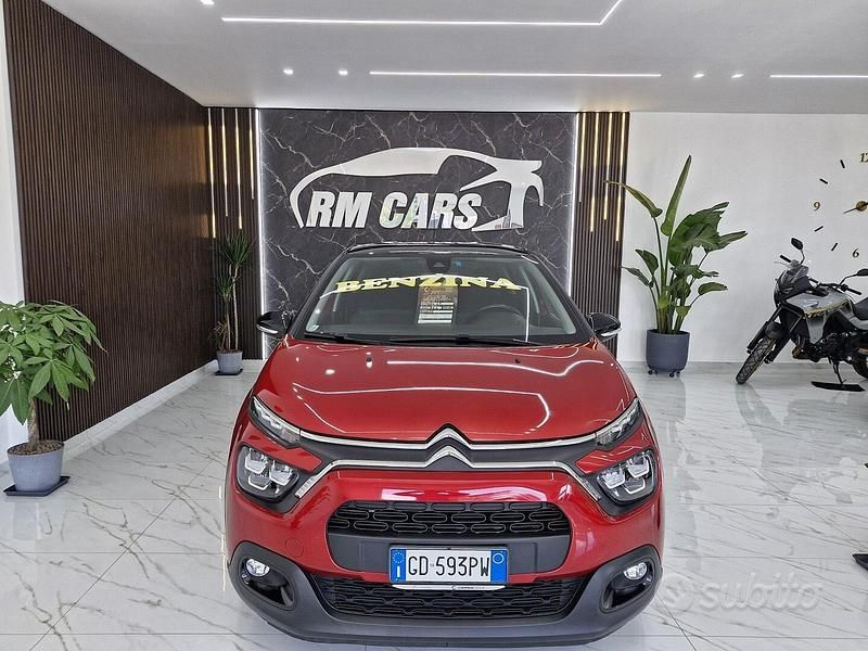 Usata Citroën C3 Shine 83 CV (61 kW) 2021 Rosso Utilitaria